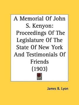 A Memorial Of John S. Kenyon pdf epub mobi 电子书 下载