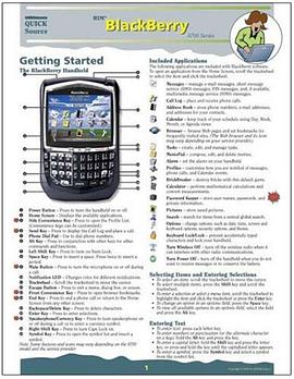 RIM BlackBerry 8700 Quick Source Guide pdf epub mobi 下载