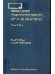 Introduction to Reference Sources in the Health Sciences Medical Library Association pdf epub mobi 电子书 下载