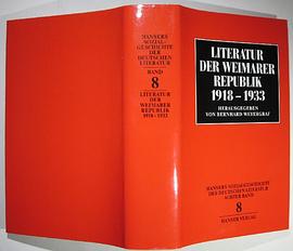 Die Literatur der Weimarer Republik 1918-1933 pdf epub mobi 电子书 下载