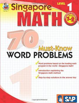 Singapore Math 70 Must-Know Word Problems, Level 1 Grades 1-2 pdf epub mobi 电子书 下载