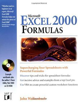 Excel 2000 Formulas pdf epub mobi 电子书 下载