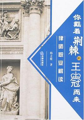 你戴着荆棘的王冠而来-律师职业解读 pdf epub mobi 电子书 下载