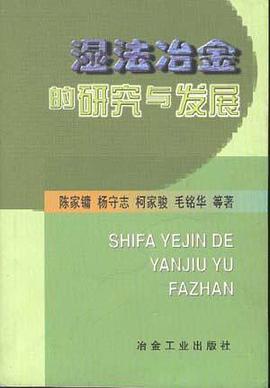 湿法冶金的研究与发展 pdf epub mobi 电子书 下载