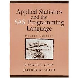 Applied Statistics and the SAS Programming Language pdf epub mobi 電子書 下載