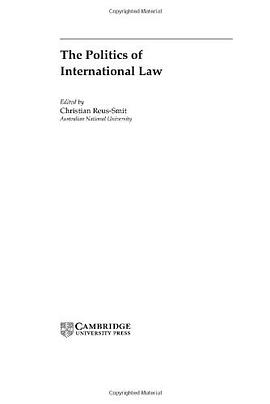 The Politics of International Law pdf epub mobi 电子书 下载