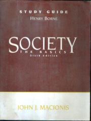 Study Guide - Society: The Basics Sixth Edition pdf epub mobi 电子书 下载