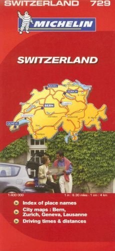 Michelin Map Switzerland (Michelin Map) pdf epub mobi 电子书 下载