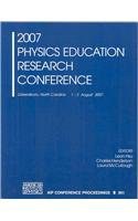 2007 Physics Education Research Conference 2007 pdf epub mobi 电子书 下载