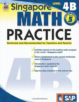Singapore Math Practice, Level 4B Grade 5 pdf epub mobi 电子书 下载