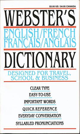 Webster's English-French Dictionary pdf epub mobi 电子书 下载