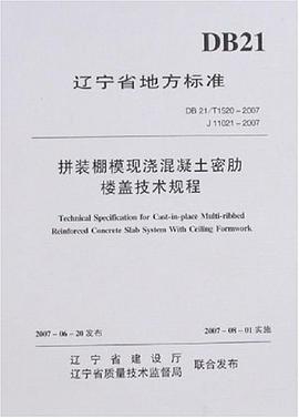 拼装棚模现浇混凝土密肋楼盖技术规程 pdf epub mobi 电子书 下载