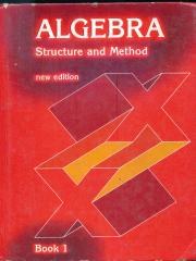 Algebra Structure and Method Book One pdf epub mobi 电子书 下载
