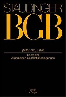 J. von Staudingers Kommentar zum Burgerlichen Gesetzbuch pdf epub mobi 电子书 下载