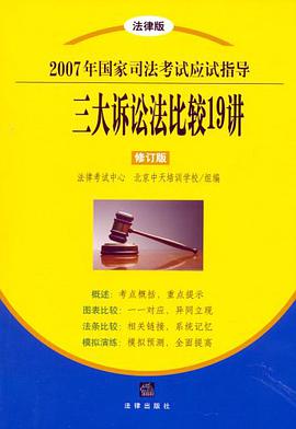 三大诉讼法比较19讲-2007年国家司法考试应试指导 pdf epub mobi 电子书 下载