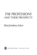 The Professions and Their Prospects