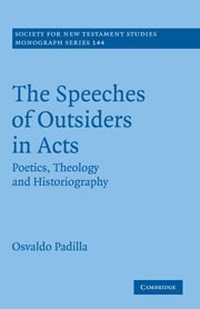 The Speeches of Outsiders in Acts pdf epub mobi 电子书 下载