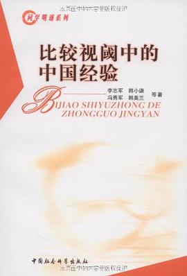 比较视阈中的中国经验 pdf epub mobi 电子书 下载