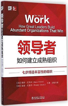 领导者如何建立成熟组织 pdf epub mobi 电子书 下载