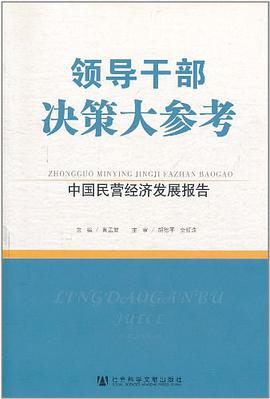 领导干部决策大参考·中国民营经济发展报告 pdf epub mobi 电子书 下载