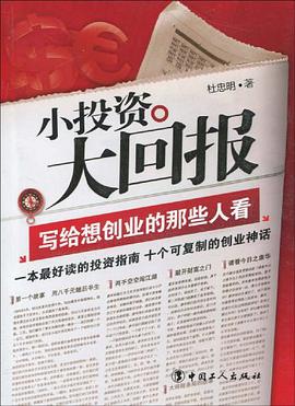 小投资大回报 pdf epub mobi 电子书 下载