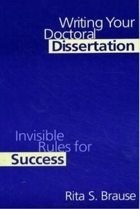 Writing Your Doctoral Dissertation pdf epub mobi 電子書 下載