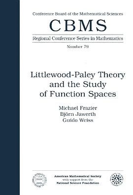 Littlewood-Paley Theory and the Study of Function Spaces (Cbms Regional Conference Series in Mathema pdf epub mobi 电子书 下载