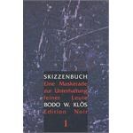写生簿第1号，一个人伪装罚款娱乐。Skizzenbuch