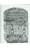 Five Years' Explorations at Thebes pdf epub mobi 电子书 下载