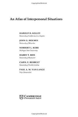 An Atlas of Interpersonal Situations pdf epub mobi 电子书 下载