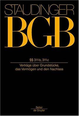 J. von Staudingers Kommentar zum BÃ¼rgerlichen Gesetzbuch pdf epub mobi 电子书 下载