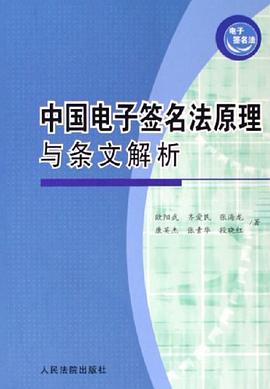 中国电子签名法原理与条文解析 pdf epub mobi 电子书 下载