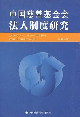 中国慈善基金会法人制度研究 pdf epub mobi 电子书 下载