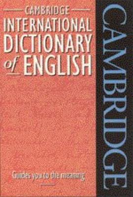 Cambridge International Dictionary of English pdf epub mobi 电子书 下载