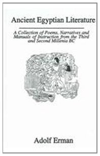 Ancient Egyptian Literature pdf epub mobi 电子书 下载