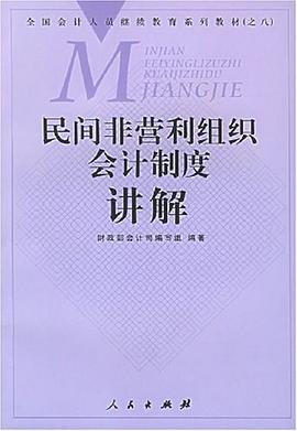 民间非营利组织会计制度讲解 pdf epub mobi 电子书 下载