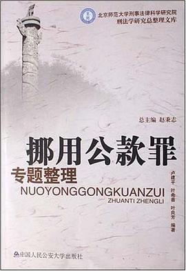挪用公款罪专题整理 pdf epub mobi 电子书 下载