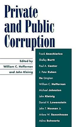 Private and Public Corruption pdf epub mobi 电子书 下载