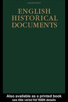 English Historical Documents pdf epub mobi 电子书 下载