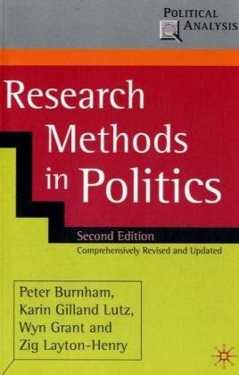 Research Methods in Politics (Political Analysis) pdf epub mobi 电子书 下载