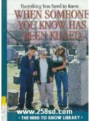 Everything You Need T/know When Someone..has Been Killed pdf epub mobi 电子书 下载