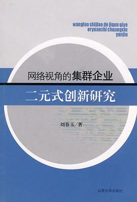 网络视角的集群企业二元式创新研究
