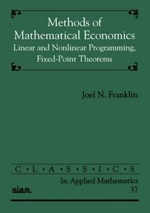 Methods of Mathematical Economics pdf epub mobi 电子书 下载