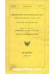 Immigration and Nationality Act  with notes and related laws pdf epub mobi 电子书 下载