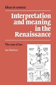 Interpretation and Meaning in the Renaissance pdf epub mobi 电子书 下载