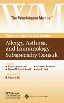 The Washington Manual Allergy, Asthma and Immunology Subspecialty Consult for PDA pdf epub mobi 电子书 下载