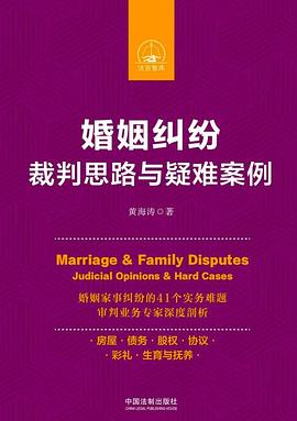 婚姻纠纷裁判思路与疑难案例 pdf epub mobi 电子书 下载