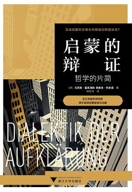 启蒙的辩证 pdf epub mobi 电子书 下载