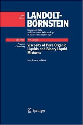 Viscosity of Pure Organic Liquids and Binary Liquid Mixtures (Landolt-Bornstein pdf epub mobi 电子书 下载