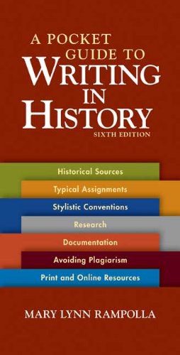 A Pocket Guide to Writing in History pdf epub mobi 电子书 下载